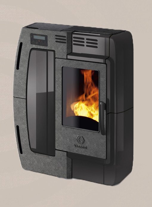 Vescovi Ambra Antraciet Pelletkachels EliteFire Dé Online